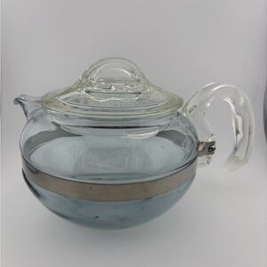 Vintage Pyrex Flameware Glass Teapot